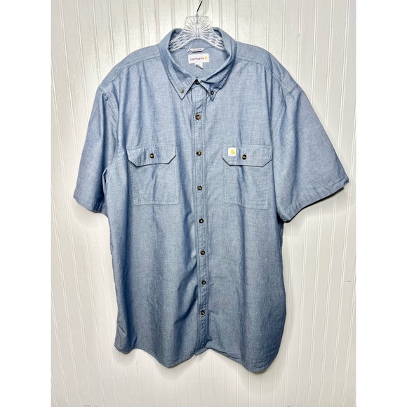 Carhartt Other - Carhartt Button Down Short Sleeve Shirt Size 2X